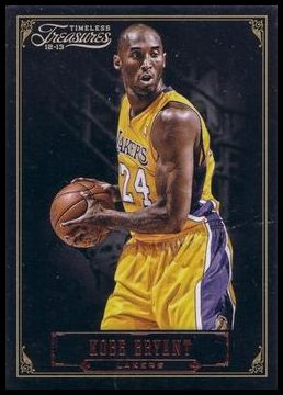 2012-13 Panini Timeless Treasures 40 Kobe Bryant